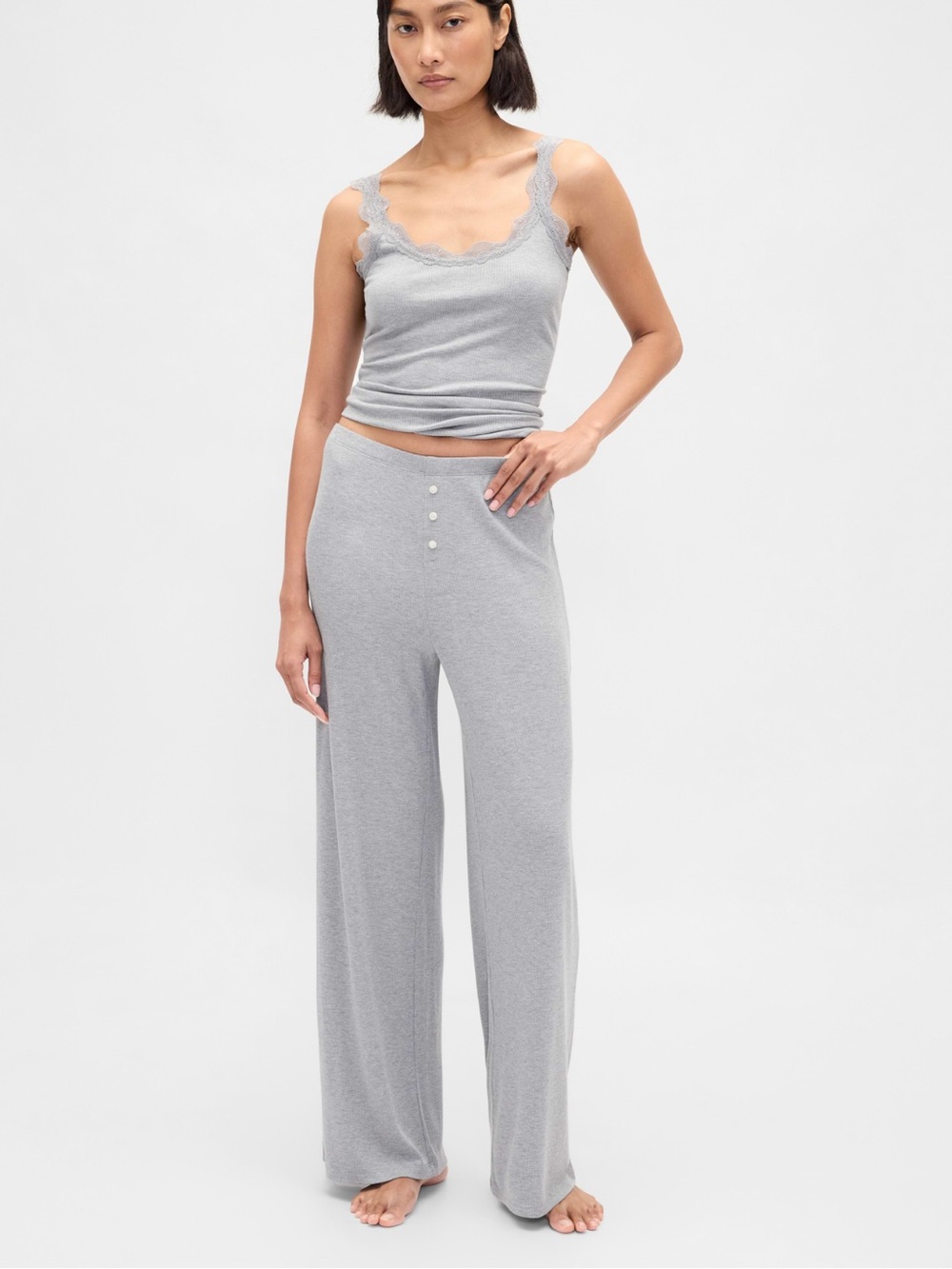 Gap | Mini Rib Wide Legged PJ Pants